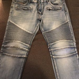 Balmain biker jeans